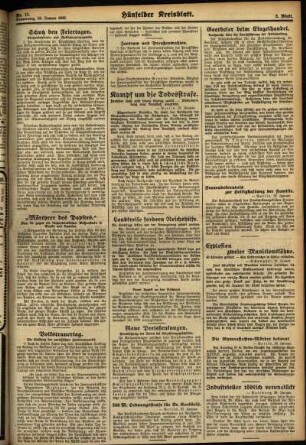 Zweite Ausgabe vom Donnerstag, den 28. Januar 1932.