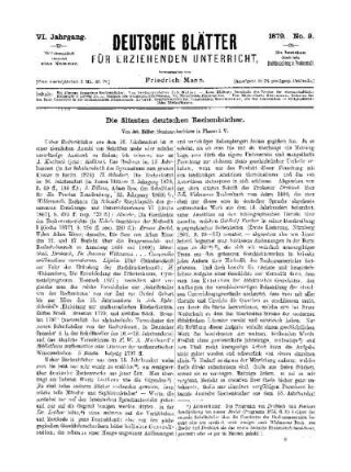 Die ältesten deutschen Rechenbücher