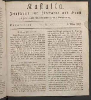 Ausgabe vom 5. März 1832.