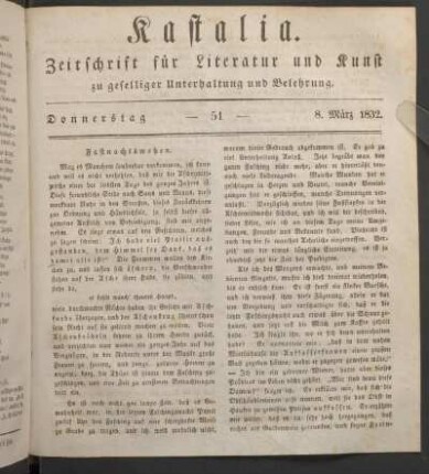 Ausgabe vom 5. März 1832.