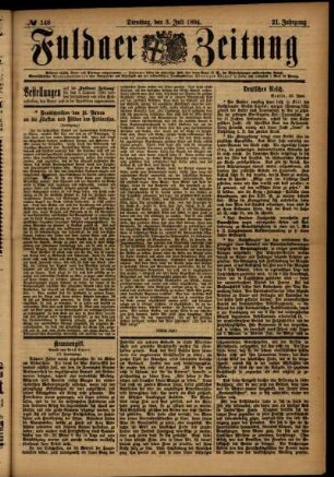 Ausgabe vom Dienstag, den 03. Juli 1894.