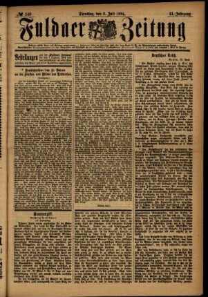 Ausgabe vom Dienstag, den 03. Juli 1894.