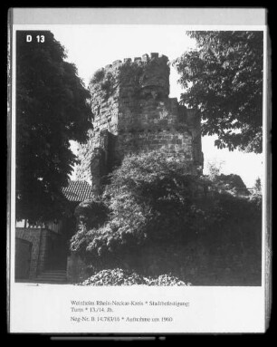 Stadtbefestigung Wehrturm