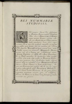Rei Nummariæ Studiosis.