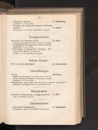 Schöne Künste.