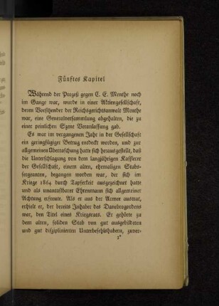 Fünftes Kapitel