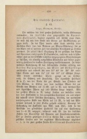 Die italische Halbinsel