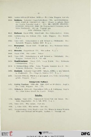 Städte (Nr. 1054-1324)