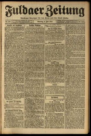 Ausgabe vom Montag, den 04. Juli 1921.