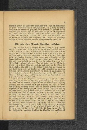 Wie gute oder schlechte Menschen entstehen.