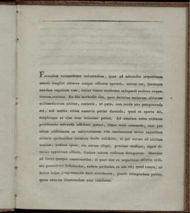 De solutione aequationum simplici altiorum ope serierum arithmeticarum