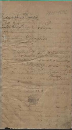 Dezennaltabellen 1810 - 1822 Geburten, Heiraten und Sterbefälle Gräfrath
