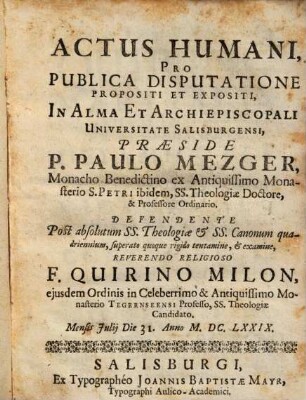 Actus Humani