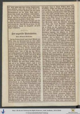 Der ungarische Pferdehändler.