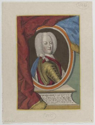 Bildnis des Eberhardus Ludovicus, Herzog von Württemberg