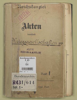 Kriegsgesellschaften und -Organisationen