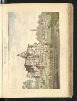 Villa in Zürich. Prof. F. Bluntschli, Architekt