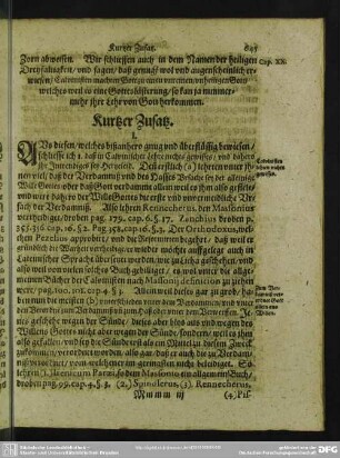 Kurtzer Zusatz