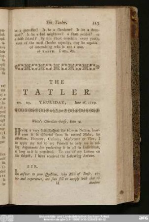 No. 29. Thursday, Iune 16, 1709.