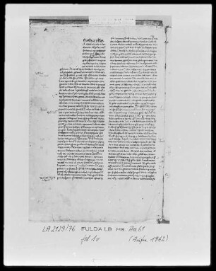 Petrus Lombardus, Commentarius in Psalmos — Initiale C (um omnes), Folio 1verso