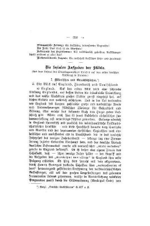Die sozialen Aufgaben der Städte