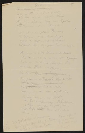 Drama: Das kleine Welttheater; Gedicht: Auf dem Wege ...; Gedicht: Wer Schatten ...