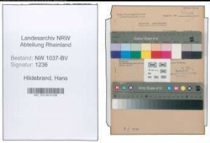 Entnazifizierung Hans Hildebrand , geb. 22.06.1902 (Buchhalter)