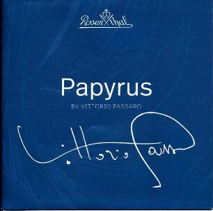 Produktprospekt für das Rosenthal-Service "Papyrus"