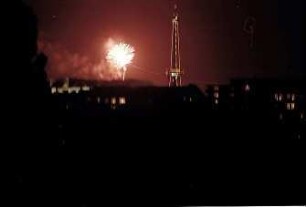 Berlin: Feuerwerk am Funkturm