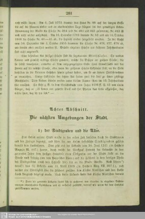 Achter Abschnitt. Die nächsten Umgebungen der Stadt