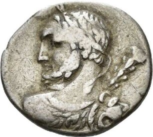 Denar des Ti. Quinctius mit Darstellung eines Desultors