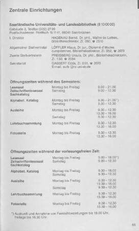 Saarländische Universitäts- und Landesbibliothek