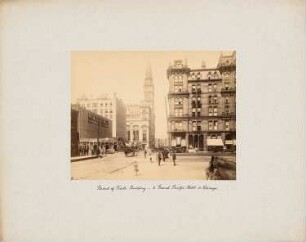 Board of the Trade Building and Grand Pacific Hotel, Chicago: Ansicht