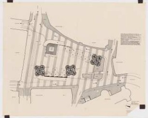 Münsterplatz, Bonn Grünplanung: Gestaltungs-und Pflanzplan 1:200