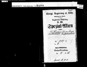 Das evangelische Gemeindevermögen zu Nümbrecht
