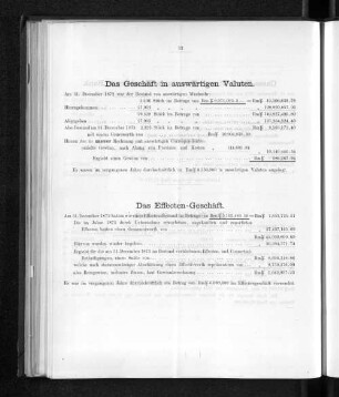 Das Effecten-Geschäft.