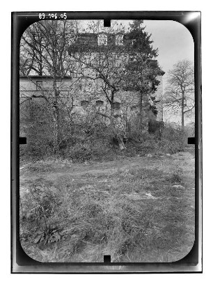 Stavenhagen, ehemaliges Schloss, heute Stadtverwaltung, erbaut um 1740. Gartenansicht
