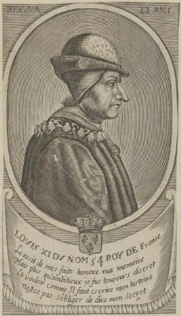 Bildnis von Lovis XI., König von Frankreich