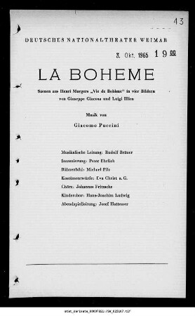 La Boheme