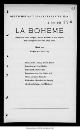 La Boheme