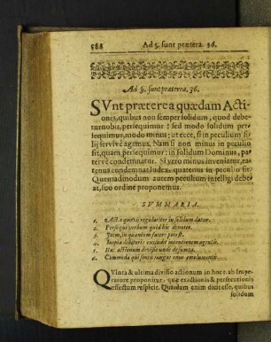 Ad §. sunt praeterea. 36. [ u. a.]