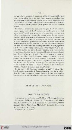 Séance du 7 juin 1912