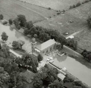 Wasserwerk : Grießen. Neißekanal mit Wasserwerk