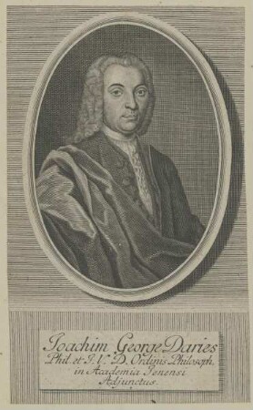 Bildnis des Joachim George Daries