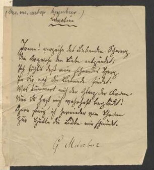 Robert und Elise. Auszüge; B, orch; A-Dur