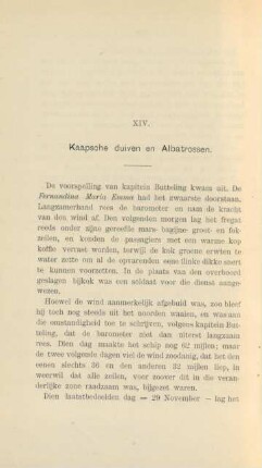 XIV. Kaapsche duiven en albatrossen