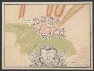Plan de la ville et château de Sedan