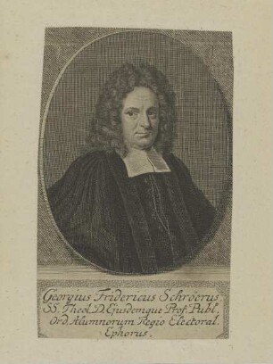 Bildnis des Georgius Fridericus Schröerus