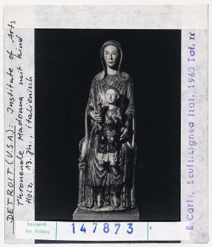 Detroit: Institute of Arts, Thronende Madonna