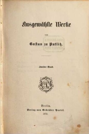 Ausgewählte Werke, 2